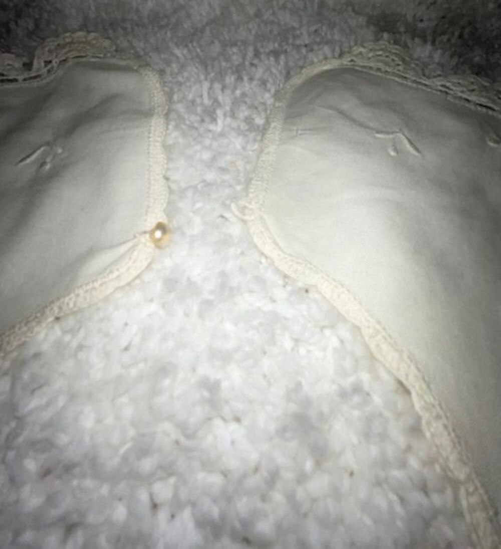 VINTAGE silk Collar